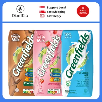 Greenfields UHT Full Cream 200ml x 32 Packets