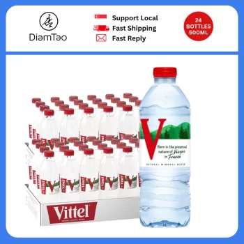 Vittel Natural Mineral Water 500ML x 24 Bottles
