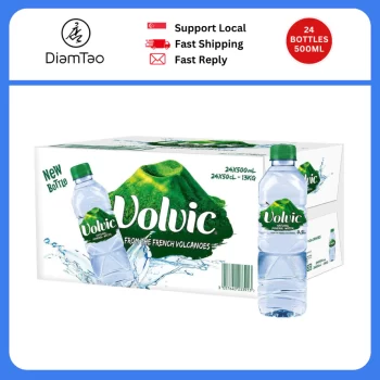 Volvic Natural Mineral Water 500ML x 24 Bottles